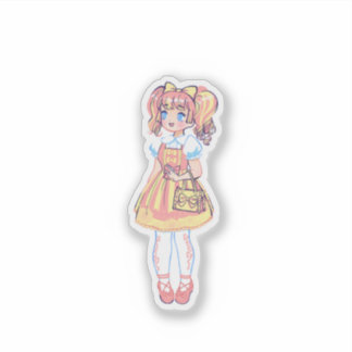 Cute Retro Kawaii Anime Girl Pastel Fashion Vinyl 
