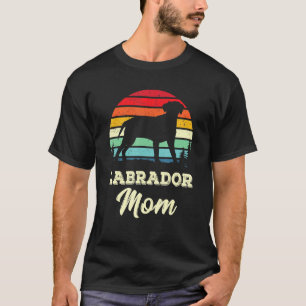 Cute Retro Lab Mum Labrador Retriever Dog Pet T-Shirt