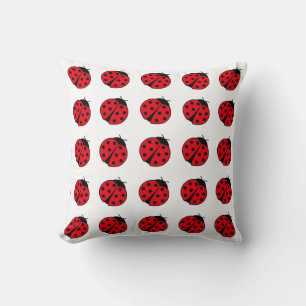 Cute retro ladybug pattern  cushion