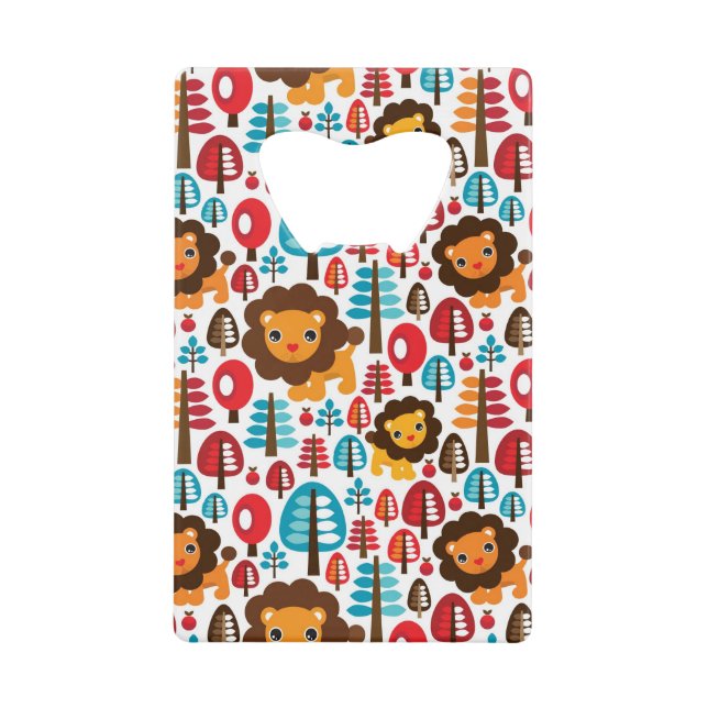 cute retro Lion kids illustration (Front)