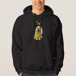 Cute Retro Maltese Dog With Hearts Vintage Hoodie