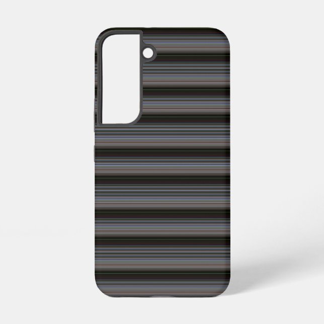 Cute retro modern stripes samsung galaxy s22 case (Back)