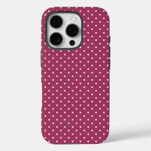Cute Retro Polka Dot Aesthetic for Girls iPhone 16 Pro Case