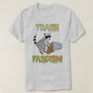 Cute Retro Racoon - Trash Fascism T-Shirt