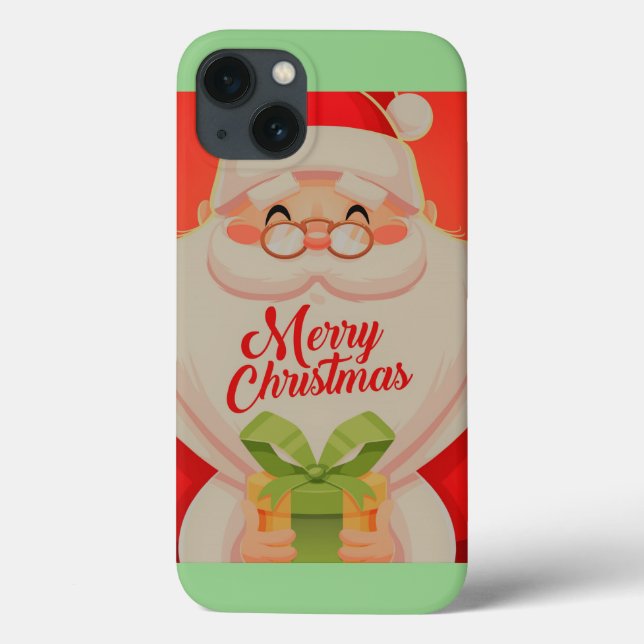 Cute Retro Santa Claus  Case-Mate iPhone Case (Back)