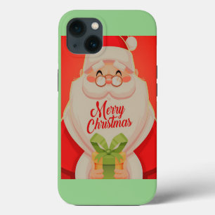 Cute Retro Santa Claus iPhone 13 Case