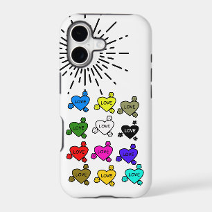 Cute Retro Stylish Hearts Pattern Newest Case-