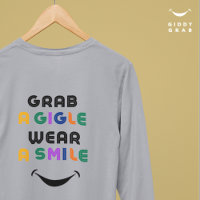 Cute Retro Typography Giggle & Smile Simple Cosy