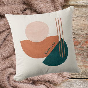 Cute Retro Vintage Boho Bold Cushion