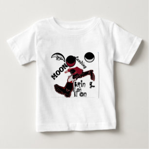 Cute retro vintage Bring it On Moon Landing HoHoHo Baby T-Shirt
