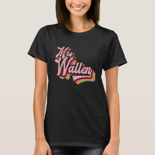Cute Retro Vintage Funny Wife Pink Name Future Mrs T-Shirt