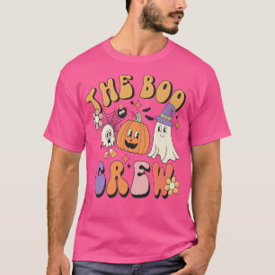 Cute Retro Vintage Halloween Ghost Boo Pumpkin Spi T-Shirt