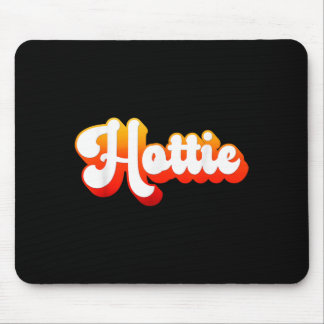 Cute Retro Vintage Hottie Mouse Mat