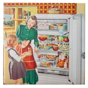 cute retro vintage kitchen tile