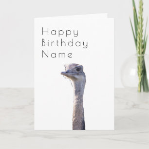 Cute Rhea Art Deco Birthday Card