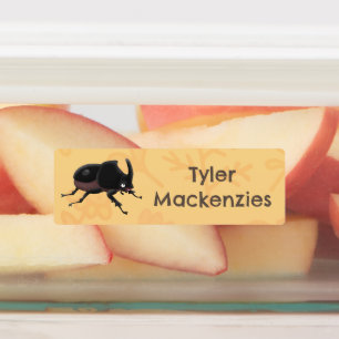 Cute rhinoceros beetle cartoon personalised