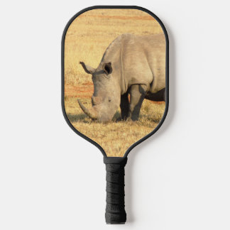 Cute rhinoceros in africa  pickleball paddle