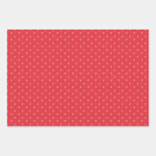 Cute Ribbon Love Seamless Pattern Wrapping Paper,  Paper Sheet