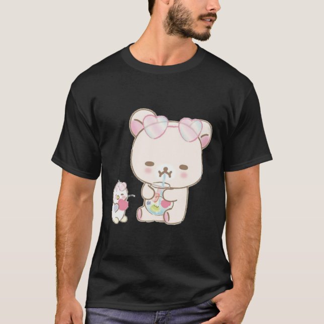 Cute Rilakkuma Summer    T-Shirt (Front)