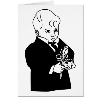 Cute Ringbearer BW