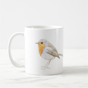 Cute robin coffee mug