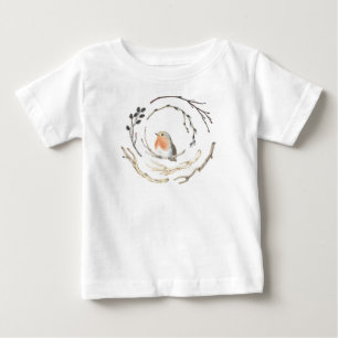 Cute Robin Sparrow Bird Birds baby Custom shirt