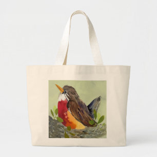 Cute Robin Tote Bag