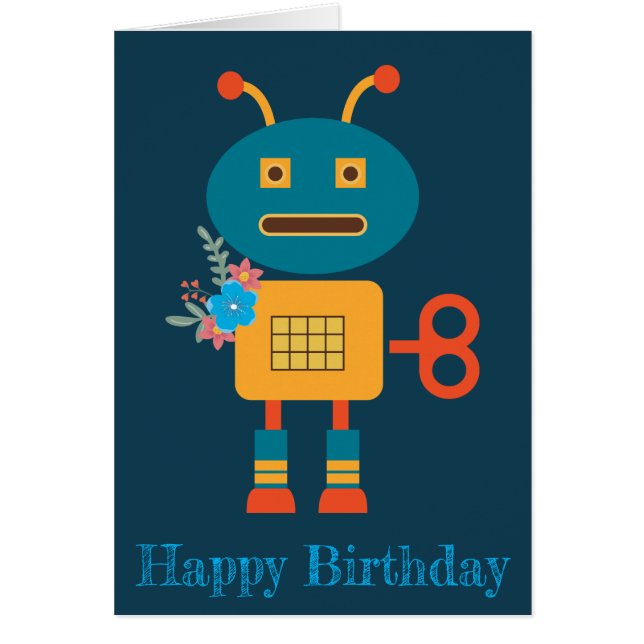 Cute robot children's design (Front)