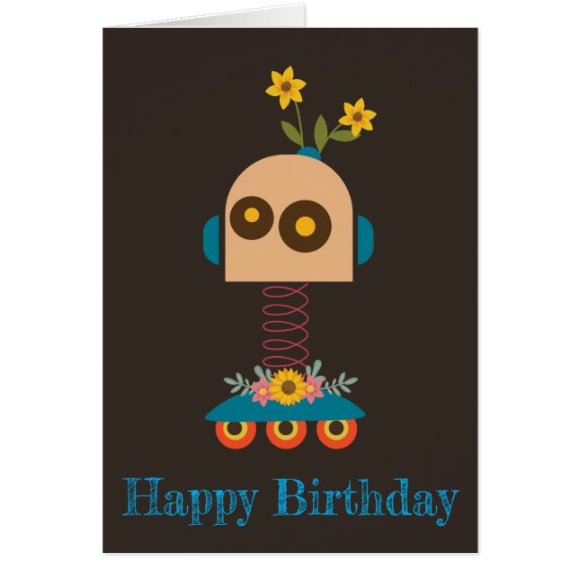 Cute robot children's design (Front)