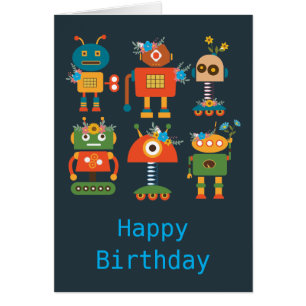 Cute robot children's design