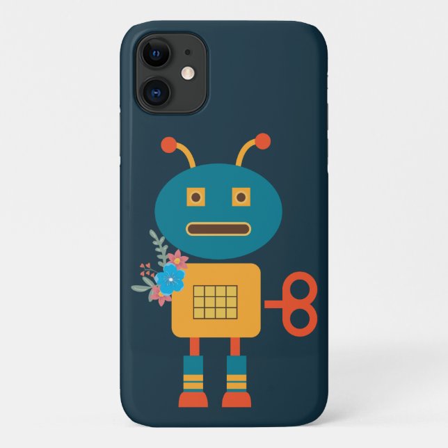 Cute robot children's design Case-Mate iPhone case (Back)