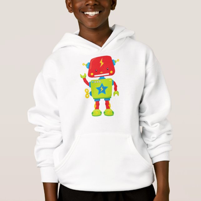 Cute Robot, Funny Robot, Colourful Robot, Robotics (Front)