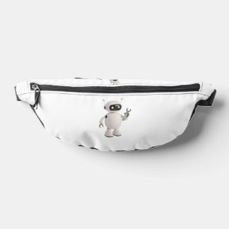 Cute Robot Mechanic Fanny Pack - Funny Sci-Fi Bot