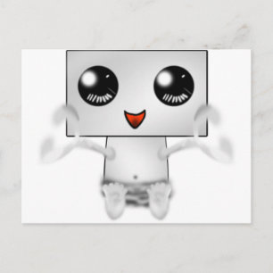 Cute Robot Postcard