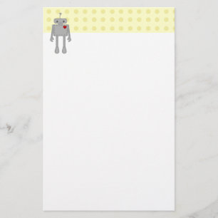 Cute Robot Stationery