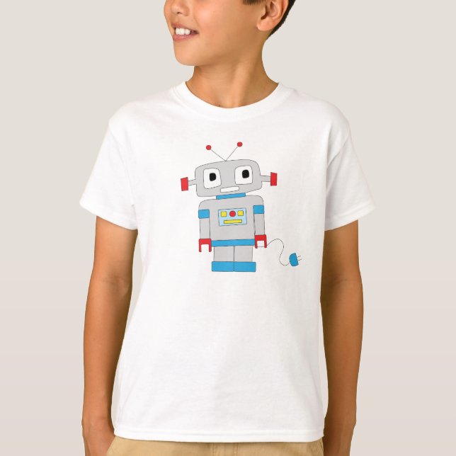 Cute Robot T-Shirt (Front)