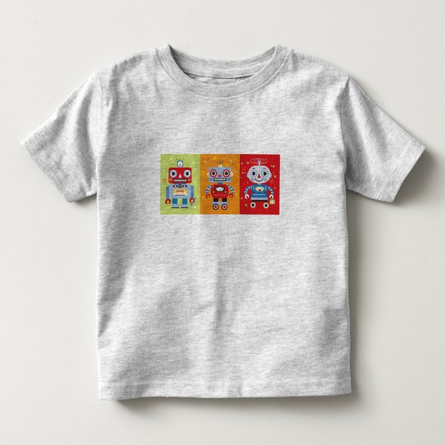 Cute Robot T-shirt (Front)