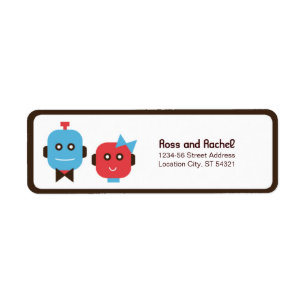 Cute Robot Theme Wedding