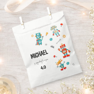 Cute Robots Favour Bags