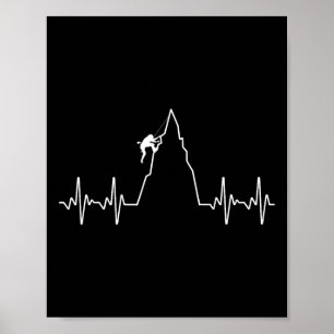 Cute Rock Climbing Art For Men Women Kids Wall Roc Poster
