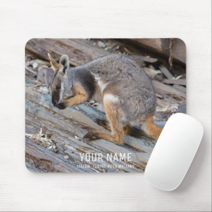 Cute Rock Wallaby Animal Wildlife Australia Mouse Mat