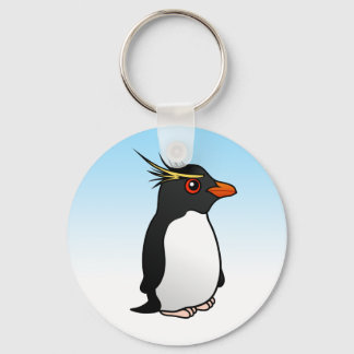Cute Rockhopper Penguin Key Ring