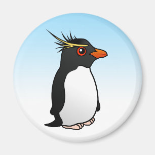 Cute Rockhopper Penguin Magnet