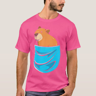 Cute Rodent Pocket Capybara T-Shirt
