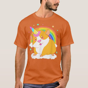 Cute Rodent Rainbow Guinea Pig Unicorn For Kids  T-Shirt