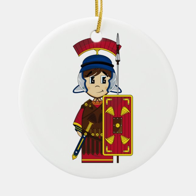 Cute Roman Soldier Ornament (Front)