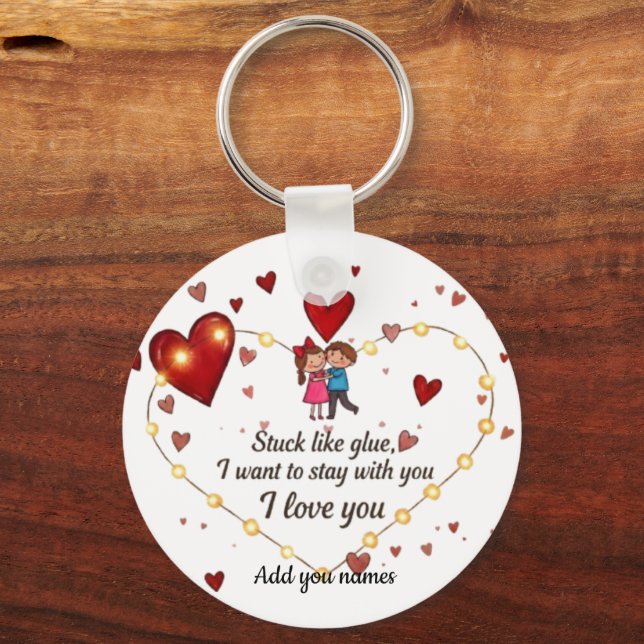  Cute romantic love spell  Key Ring (Front)