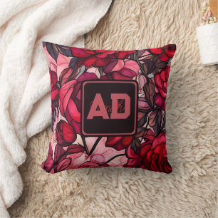 Cute Romantic Rose Family Pillow