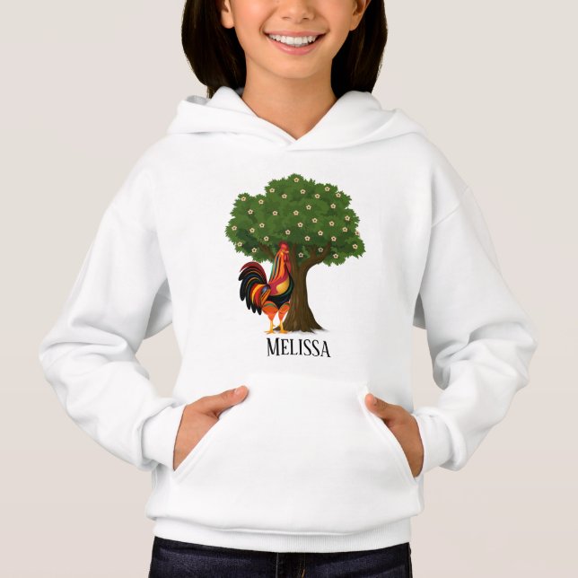 cute rooster lover add text (Front)