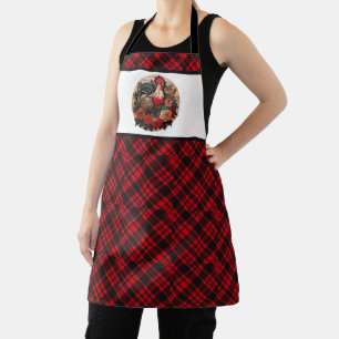 Cute rooster lovers Country kitchen  Apron